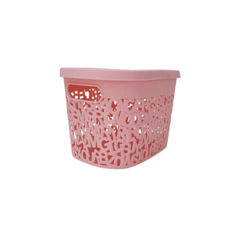 OUTLET Canasto Organizador c/tapa 25x18x14cm Outlet Canasto Organizador C/tapa 25x18x14cm