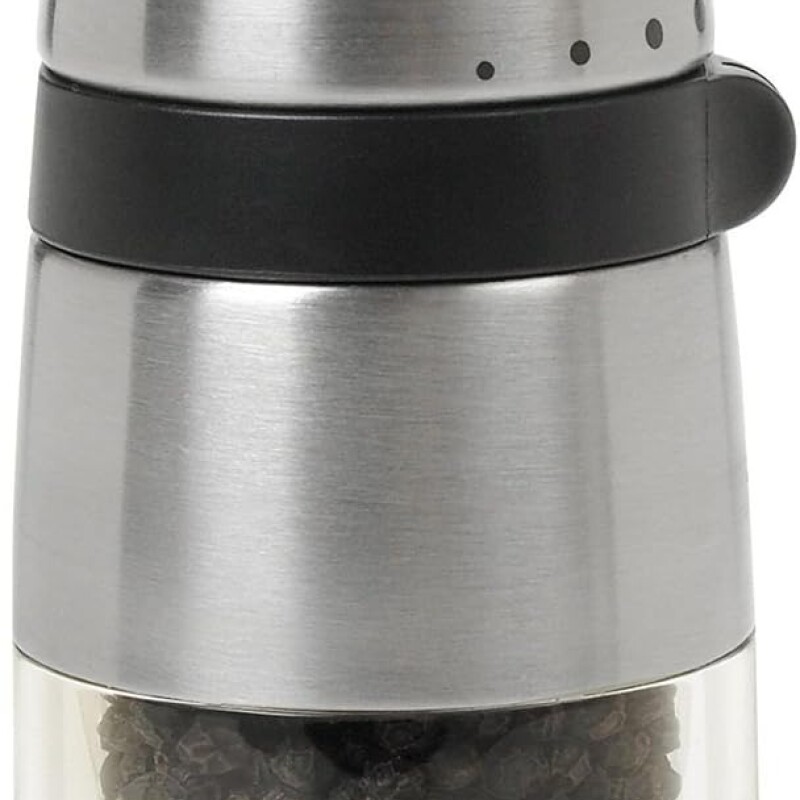 MOLINILLO DE PIMIENTA GOOD GRIPS 14 cm ACRÍLICO NEGRO OXO MOLINILLO DE PIMIENTA GOOD GRIPS 14 cm ACRÍLICO NEGRO OXO