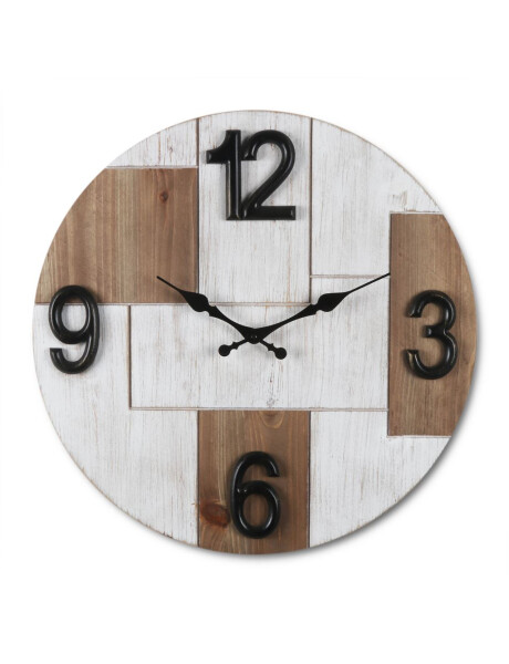 Reloj de pared madera clasico 25cm - RelojesDECO