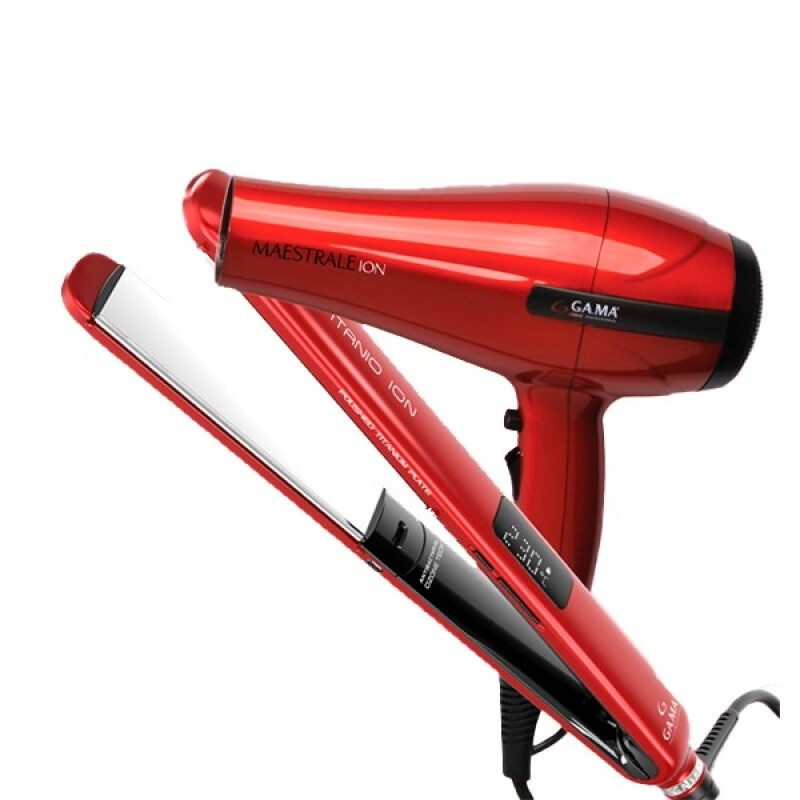 Combo Gama Red Titanio Planchita+Secador Pro 900/7179 Combo Gama Red Titanio Planchita+Secador Pro 900/7179