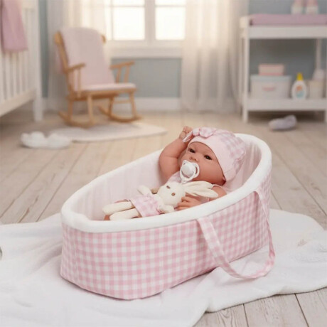 Bebote Muñeco Bebé Reborn Realista C/Cuna Moisés Bebote Muñeco Bebé Reborn Realista C/Cuna Moisés