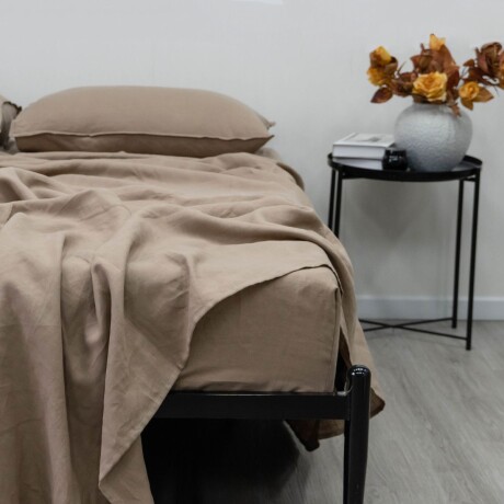 FUNDA DE DUVET FRENCH FLAX LINEN Marrón - KING