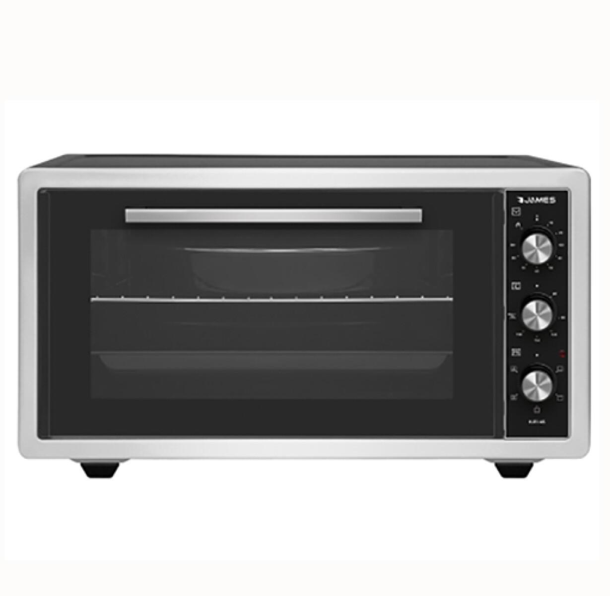 HORNO JAMES HJTI 45 L Negro Frente A.Inox 