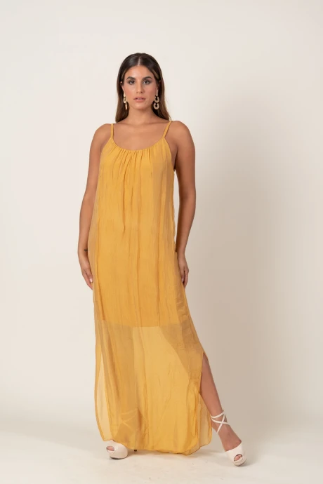 VESTIDO ALTEA Mostaza