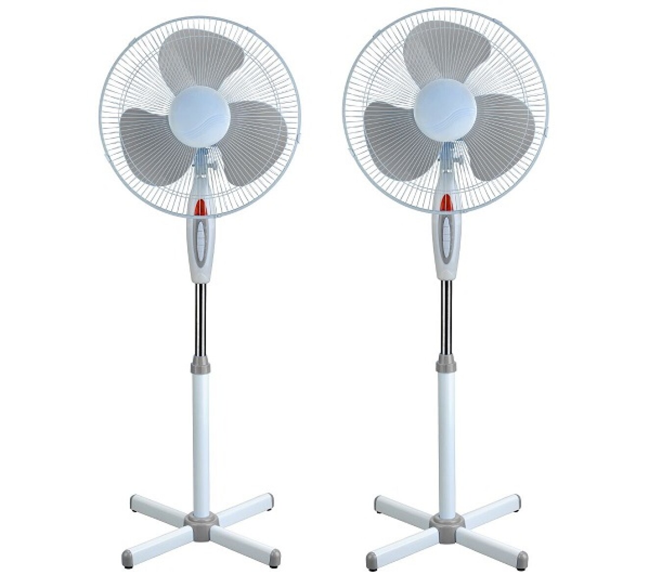 Pack x 2 Ventiladores Con Pedestal Pie 3 Velocidades 