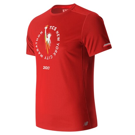 Remera New Balance Hombre MT63223VENR NB ICE SS ENERGY RED