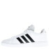 Championes de Hombre Adidas Grand Court Base 2.0 Blanco - Negro