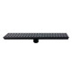 Desagüe Rectangular 80X7 En Acero Inox Color Negro Mate