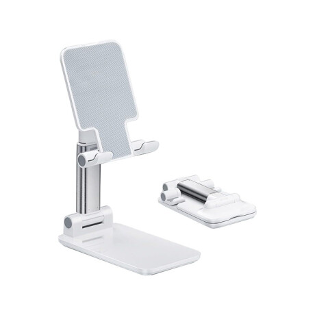 Soporte Celular Para Escritorio Ajustable 8" Blanco Soporte Celular Para Escritorio Ajustable 8" Blanco