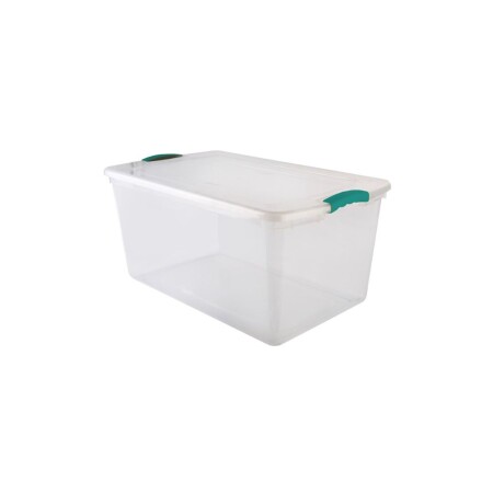 CAJA ORGANIZADORA 61 LTS TRANSPARENTE WENBOX Sin color