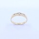 Anillo oro 18k con 7 brillantes. Anillo oro 18k con 7 brillantes.