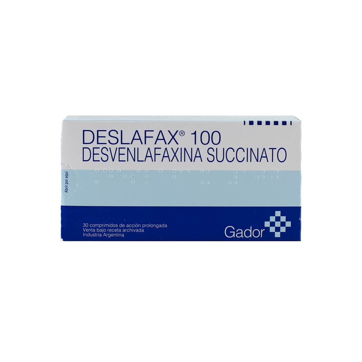 DESLAFAX 100 MG. CJ X 30 COMP. 
