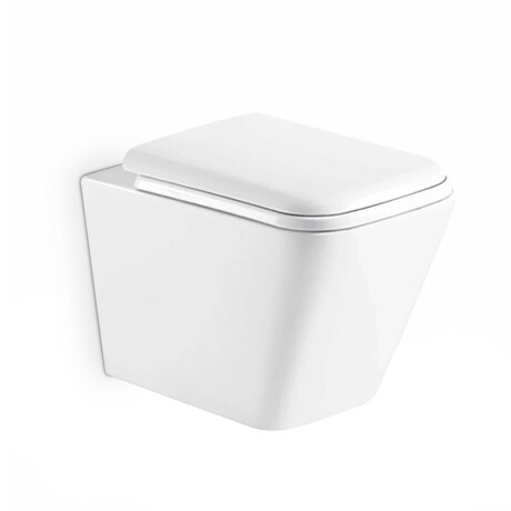 INODORO PARA COLGAR CUADRADO KENAI BLANCO BRILLO 000