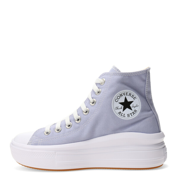 Championes de Mujer Converse Chuck Taylor All Star Move Seasonal Lila - Blanco - Negro