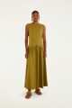 VESTIDO MAXI REGATA Verde