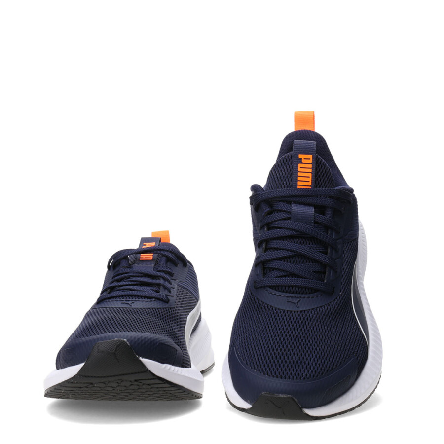 Championes de Niños Puma Flyer Lite 4 Junior Azul - Blanco