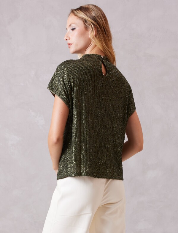 Blusa Lentejuelas OLIVA