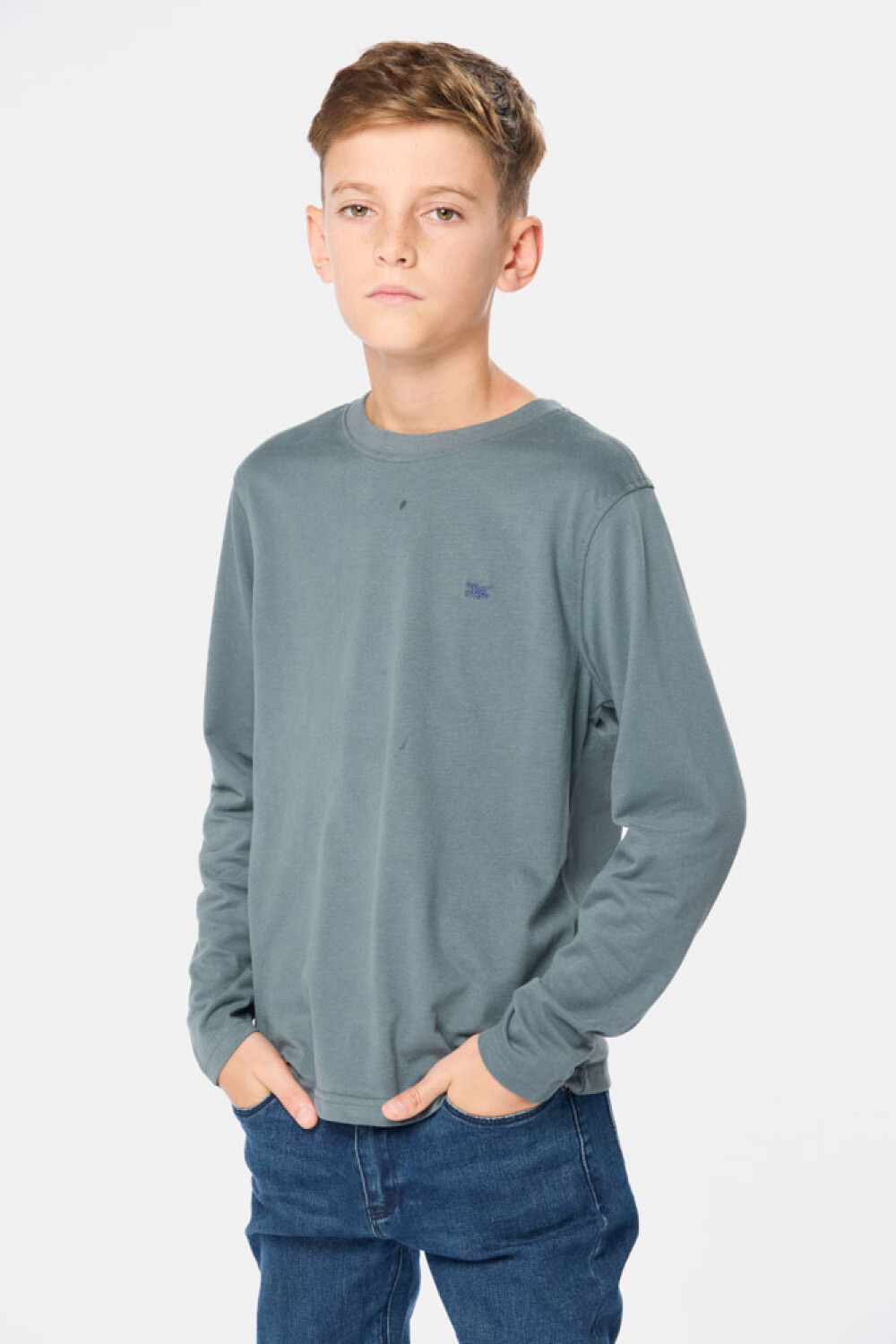 REMERA LISA Petroleo