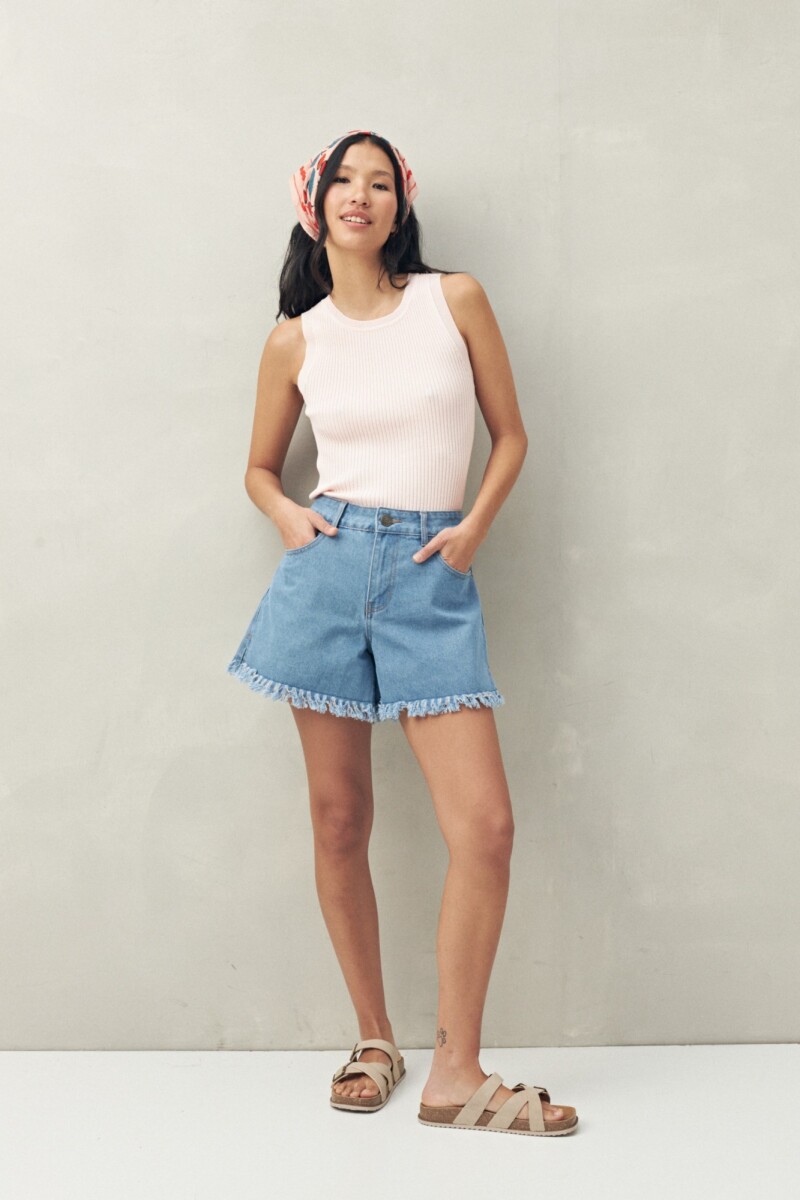 SHORT OMBRA Celeste