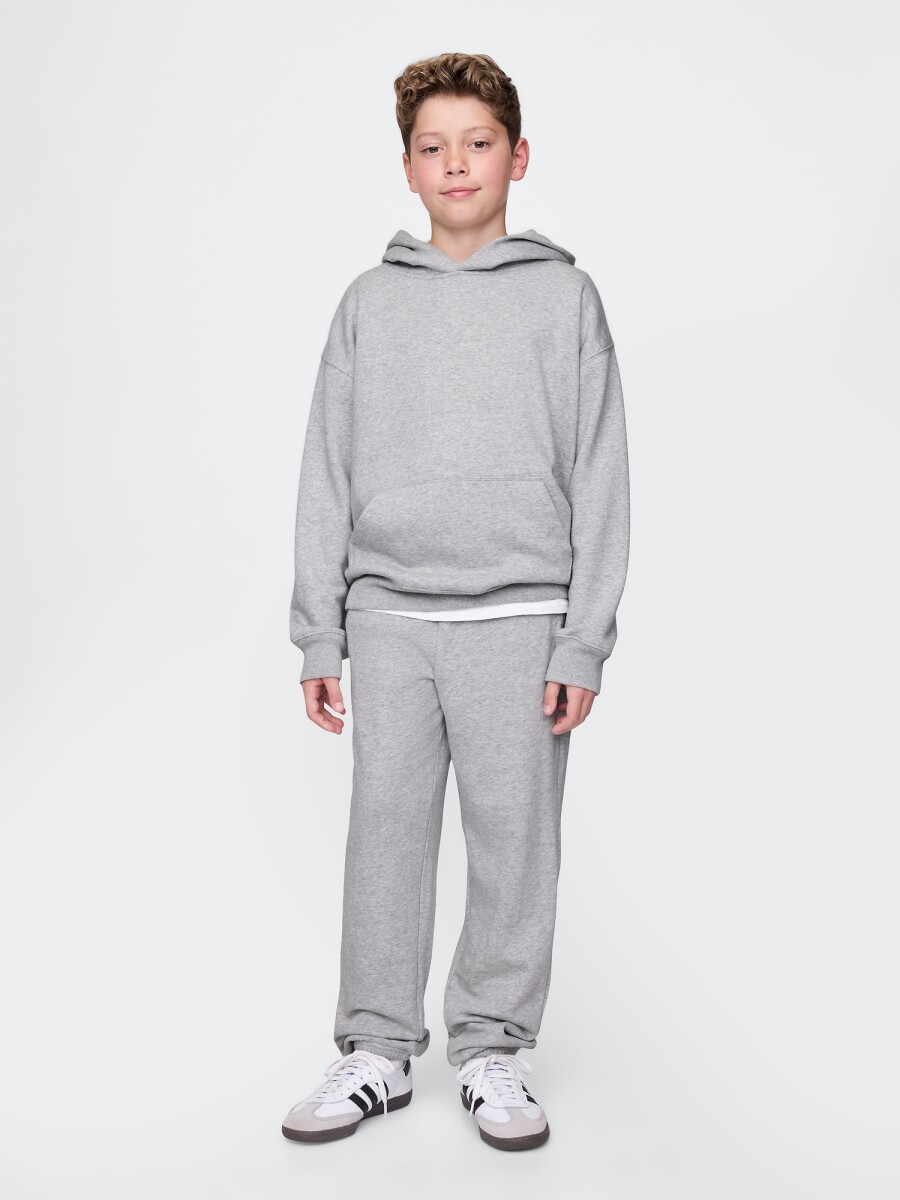 V-FRCH FT BAS HERITAGE LOGO JOG - LIGHT HEATHER GREY B08 