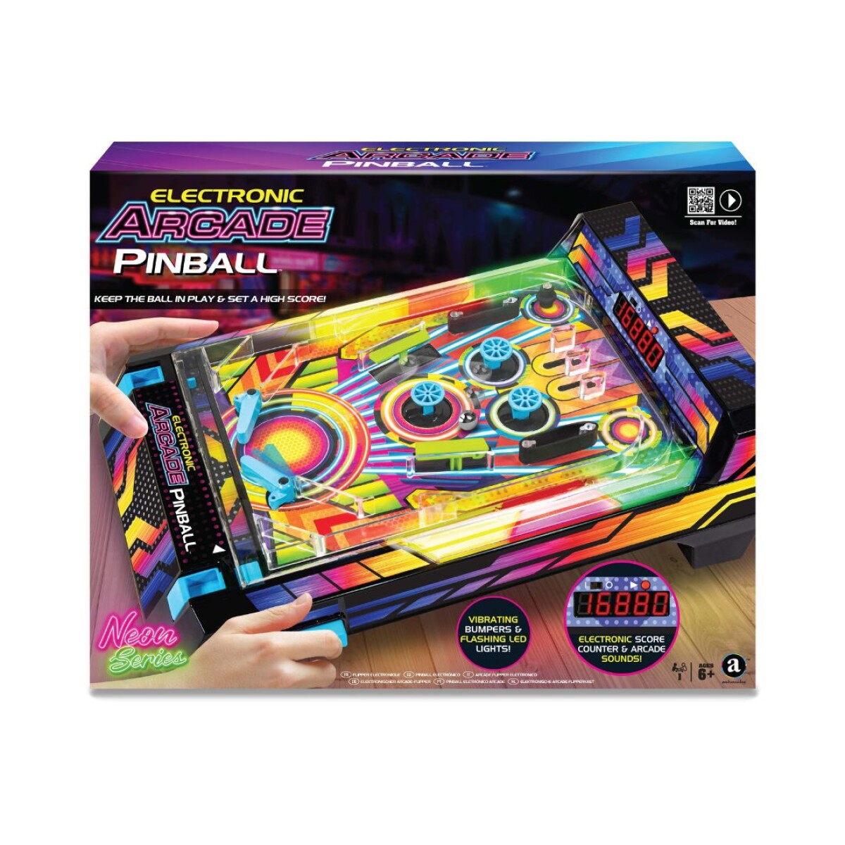 Juego De Mesa Pinball Electrónico Con Luces Y Sonido Ub 