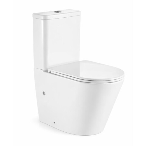 Inodoro largo con mochila VIP 65X37X87 cm Inodoro Largo Con Mochila Vip 65x37x87 Cm