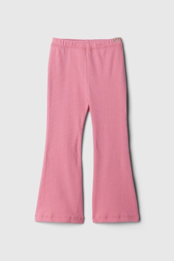 Calza Rib Flare Toddler Niña Elle Pink