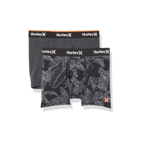 Pack Boxer x2 Hurley Niño HHB Palm Print Black S/C