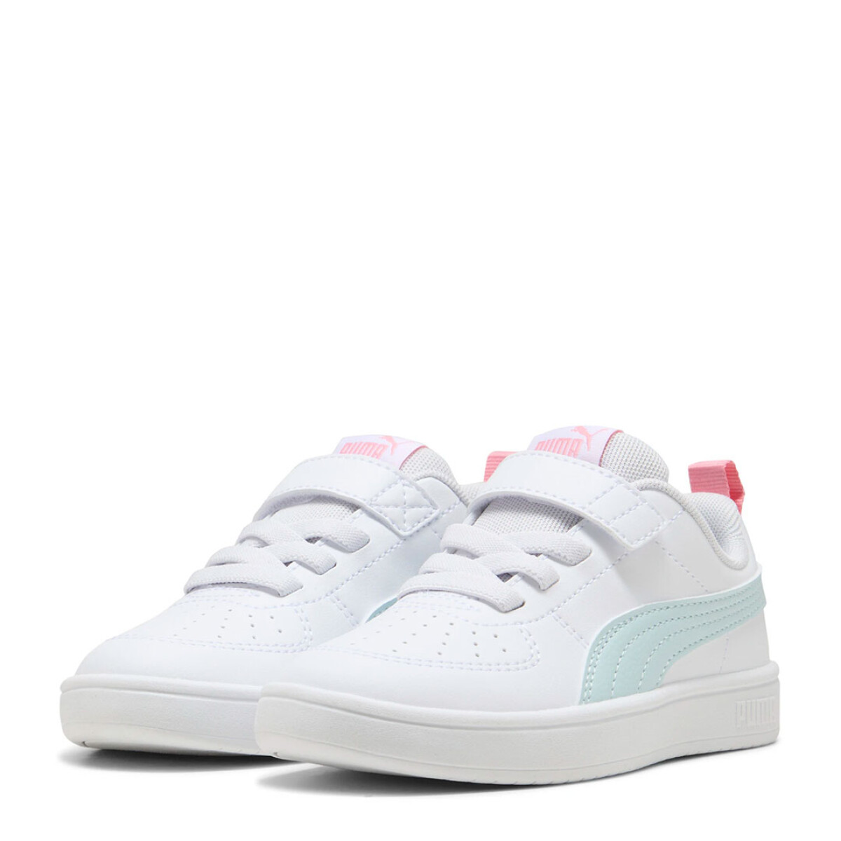 Championes de Niños Puma Rickie Ac+Ps - Blanco - Verde 