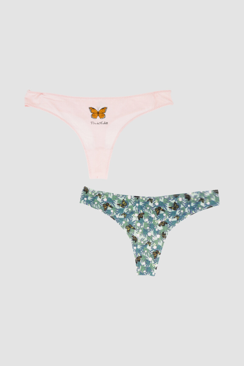 Pack x 2 string cotton frida Flores