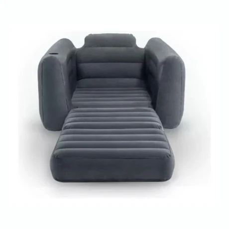 Sillón Cama Inflable INTEX 1 Plaza Con Posa Vasos Sillón Cama Inflable INTEX 1 Plaza Con Posa Vasos