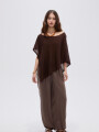 Poncho Frial Chocolate