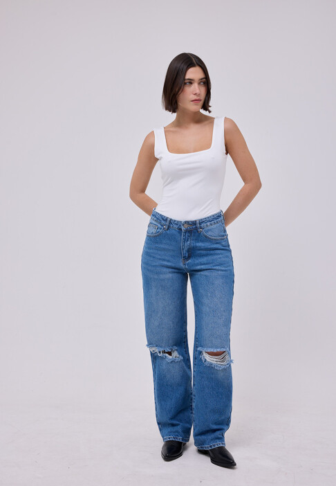 Jean Pulso Denim Oscuro
