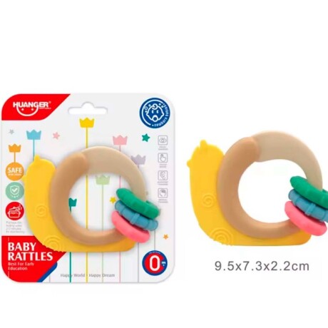 Sonajero Mordedor Mordillo con Diseños Plástico Bebé Huanger Multicolor