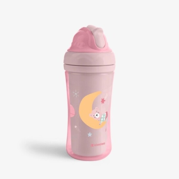 Vaso sorbito moony KIKKABOO rosa
