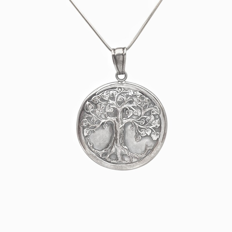 Dije Colgante Arbol de la Vida-Plata 925 inflada-Sin Piedra-CP4579 sinpiedra