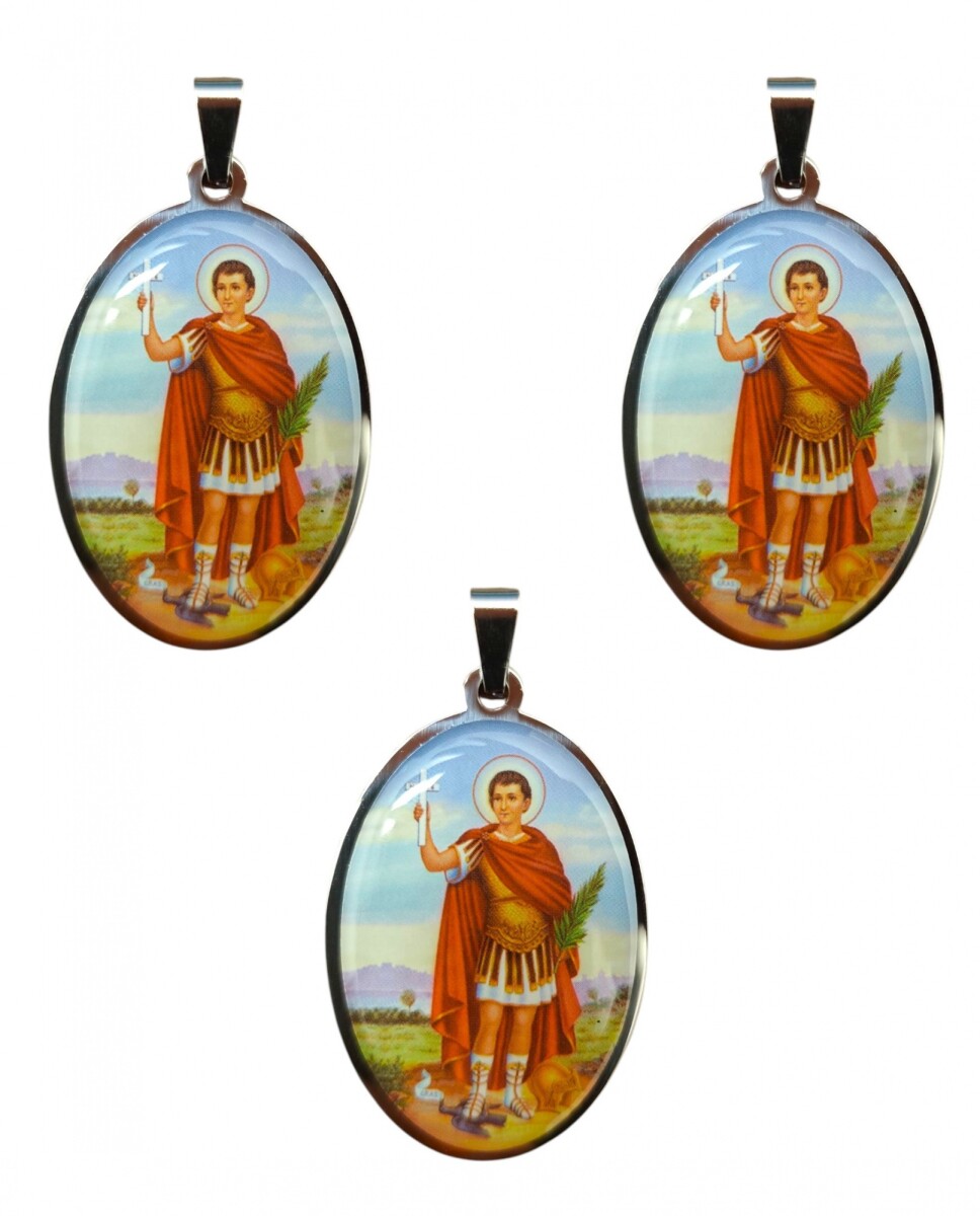 MEDALLAS DE SANTOS 5CM X3 UNIDADES - Gp117/san Expedito 