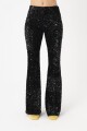 Pantalón flare Negro