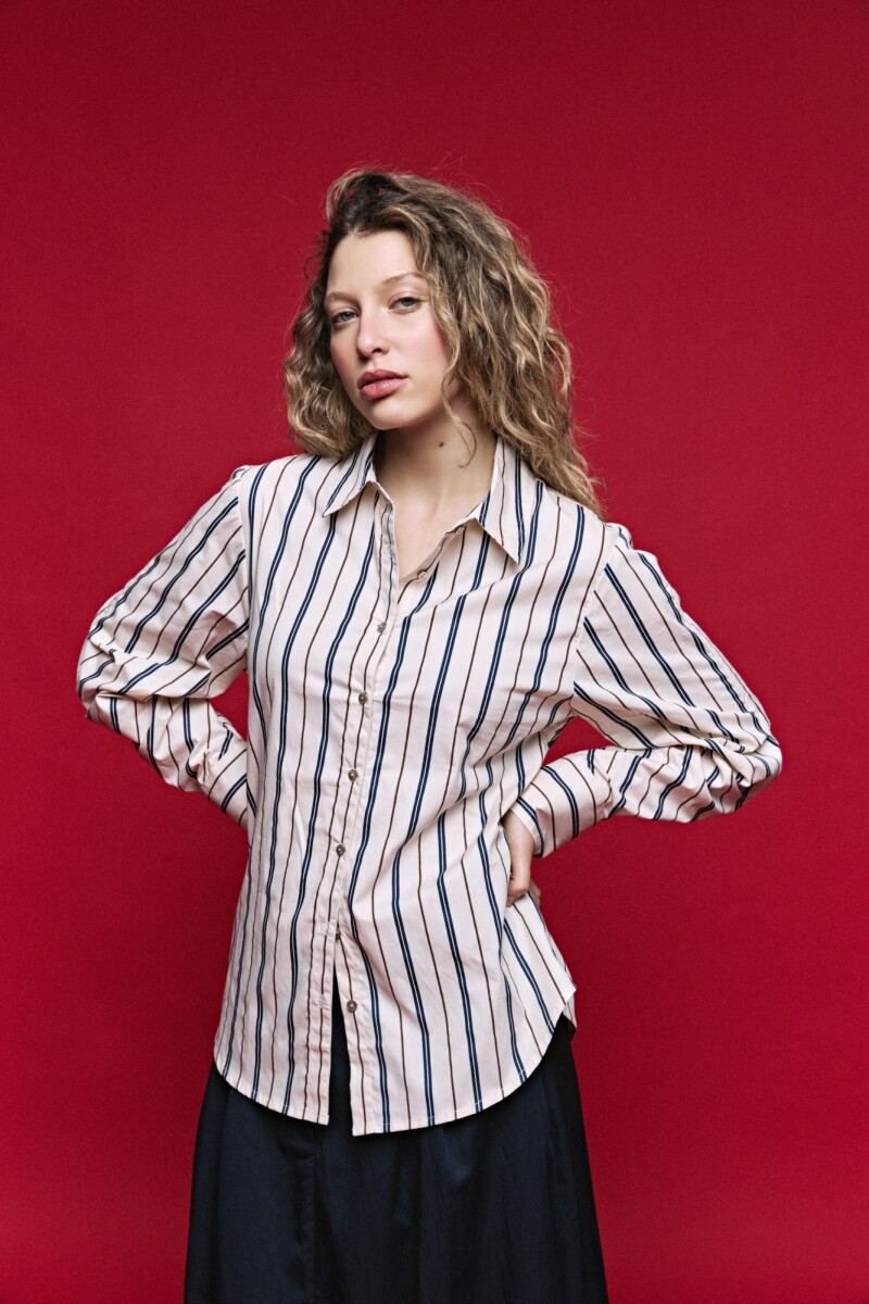 CAMISA VIÑAS Beige