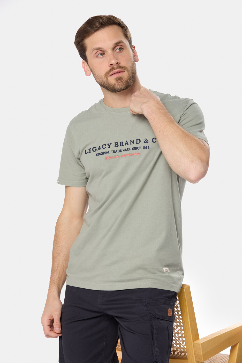 REMERA BORDADA Verde