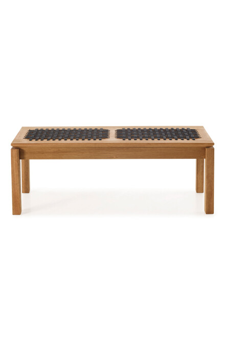 TRACO BANCO BANCO TRACO CUERDA NEGRA 140x37x43CM JATOBA