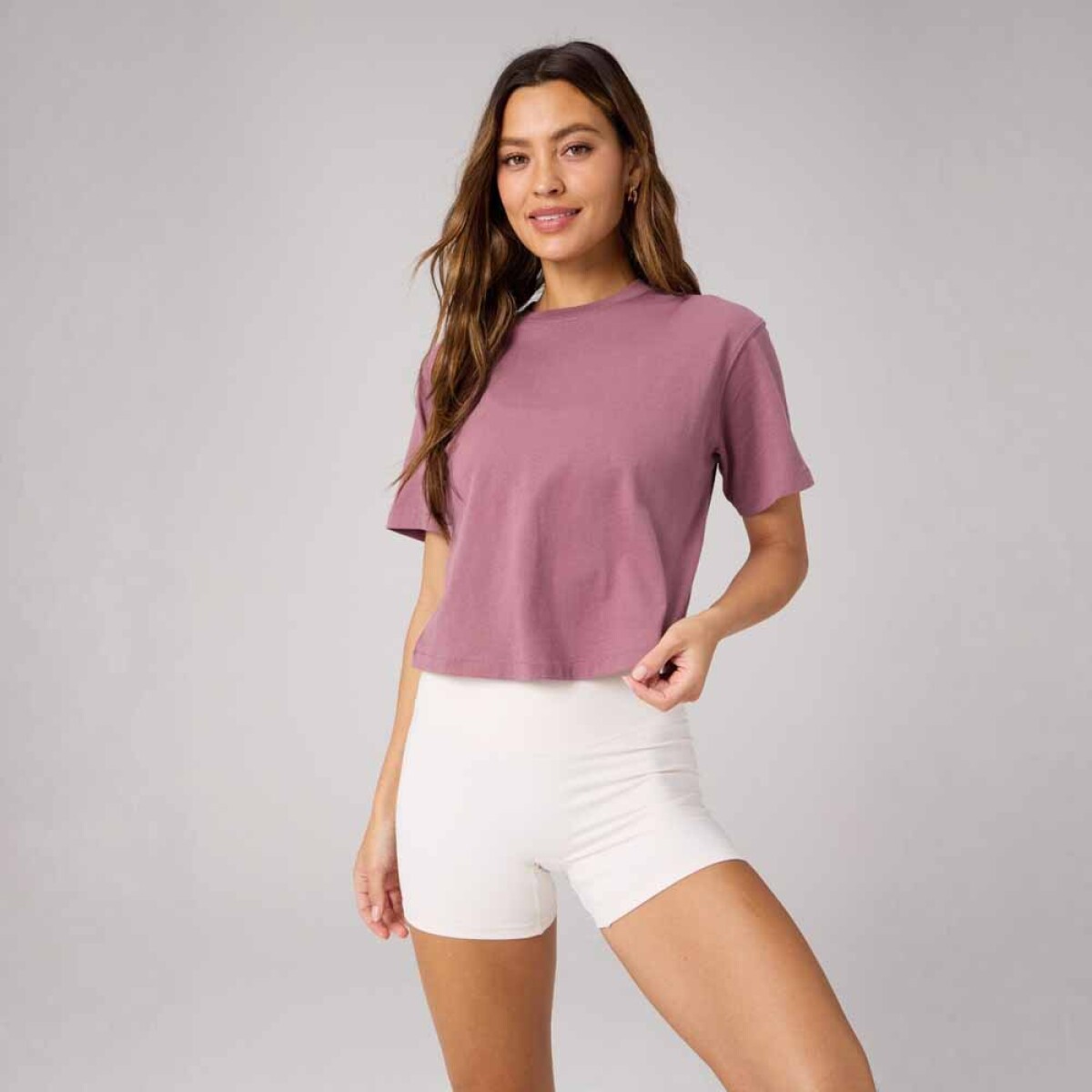 Top Training 100% Cotton Boxy Tee Mujer 