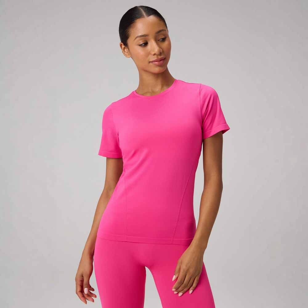 Top Feather Tech+ Short-Sleeve Mujer Pink Crush