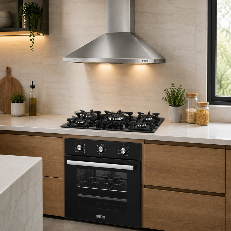 COMBO DE COCCIÓN 5 HORNALLAS CAMPANA 90cm HORNO CON CONVECCIÓN Combo De Cocción 5 Hornallas Campana 90cm Horno Con Convección