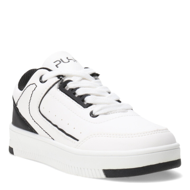 Championes Infantiles Push WUHU Blanco - Negro