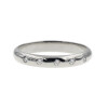 Par de alianzas oro blanco 18k y brillantes de 3mm y doble altura bombé Par de alianzas oro blanco 18k y brillantes de 3mm y doble altura bombé