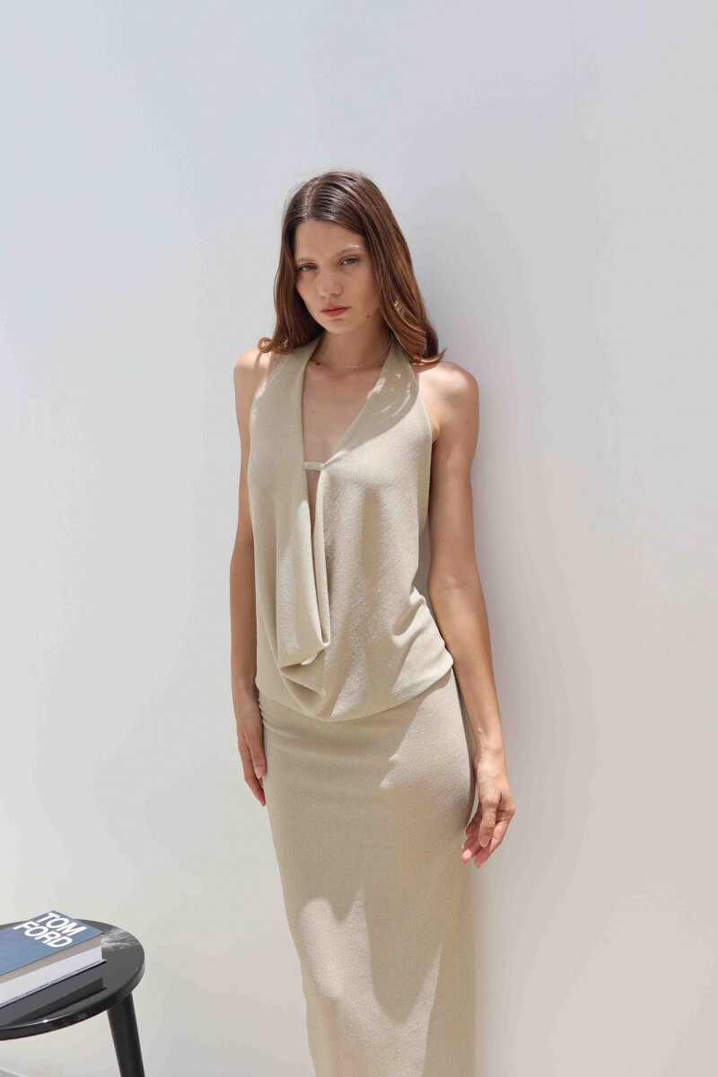 VESTIDO ATHENA HUESO