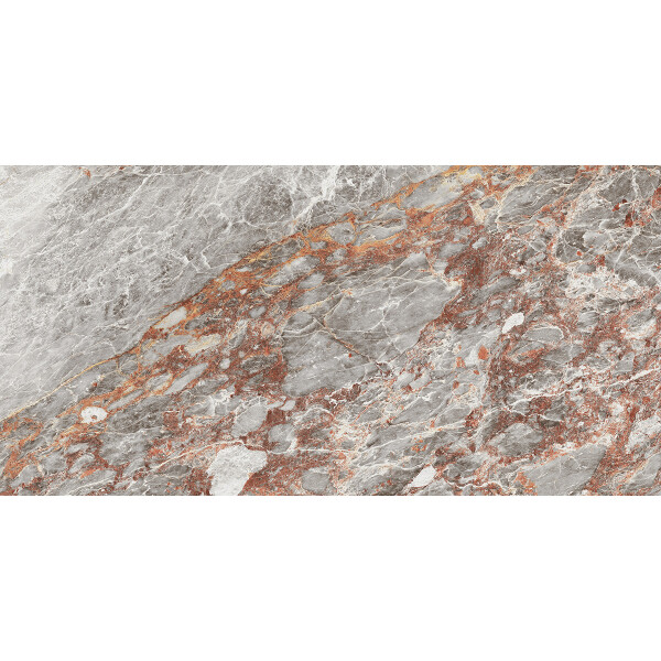 PORCELANATO MONTE CLARO RED 60x120 CM POL SPECIAL COLOR Porcelanato Monte Claro Red 60x120 Cm Pol Special Color