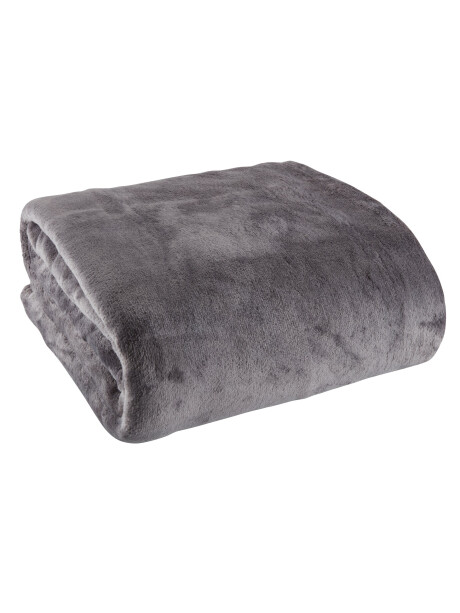 Manta GULSKOLM fleece 220x240 gris Manta GULSKOLM fleece 220x240 gris