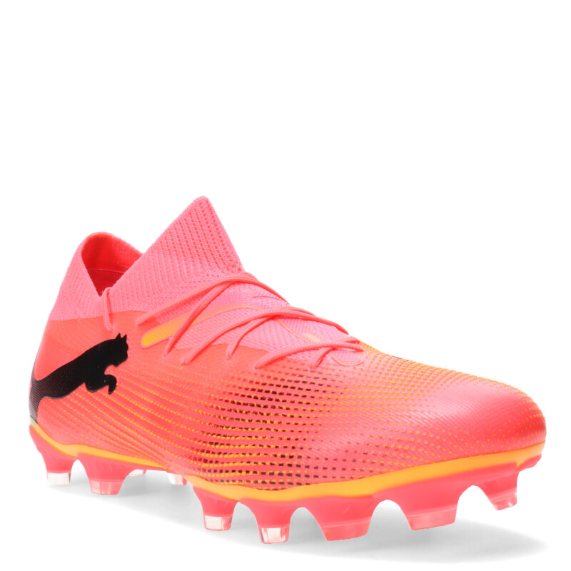 Championes de Hombre Puma Future 7 Match Rojo - Rosado - Negro